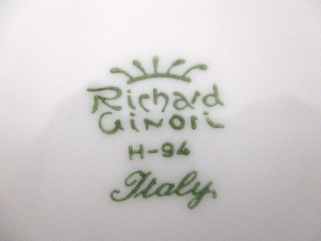 【10-169】Richard Ginor リチャードジノリ クリッパー 大皿 2枚セット_画像6