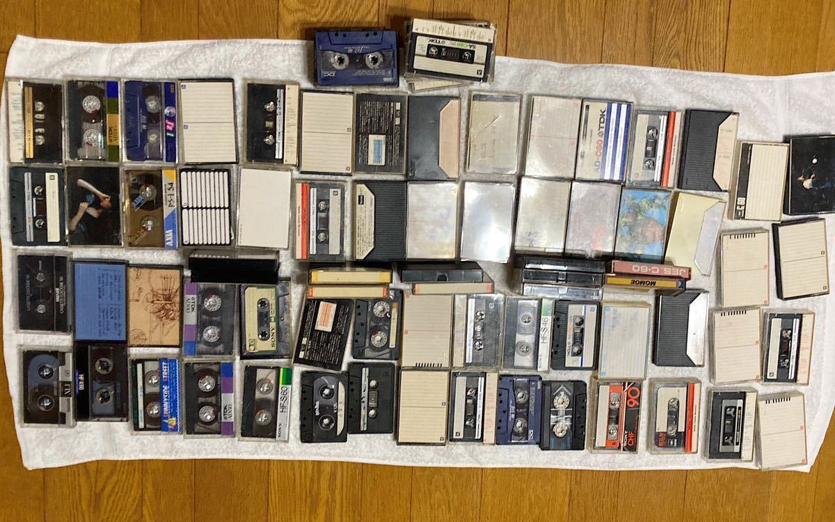 カセットテープ 大量82個 ハイポジ10個 使用済みなど様々_画像2
