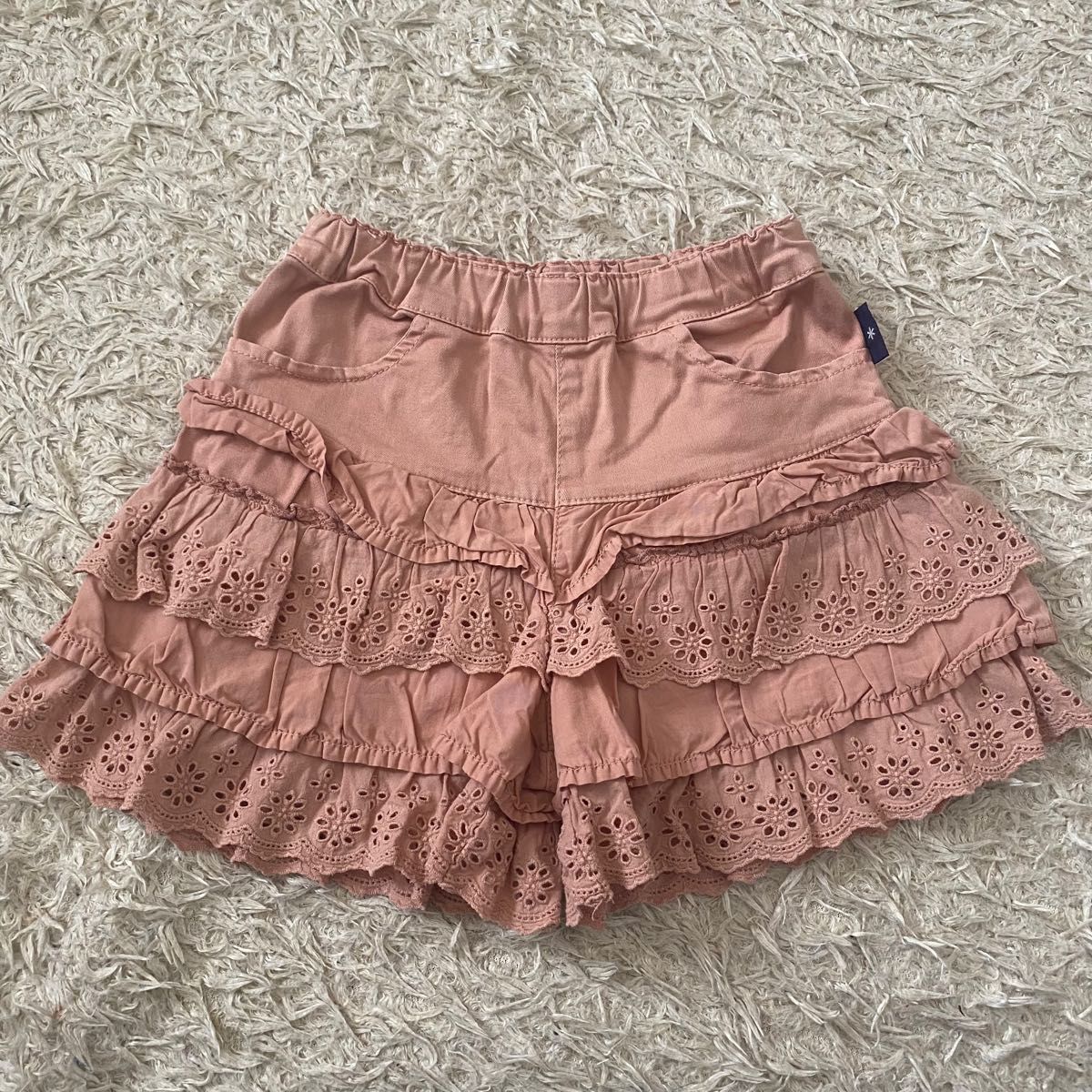 新品タグ付きハッカキッズhakka kidsのフリル春夏スカート 95から100