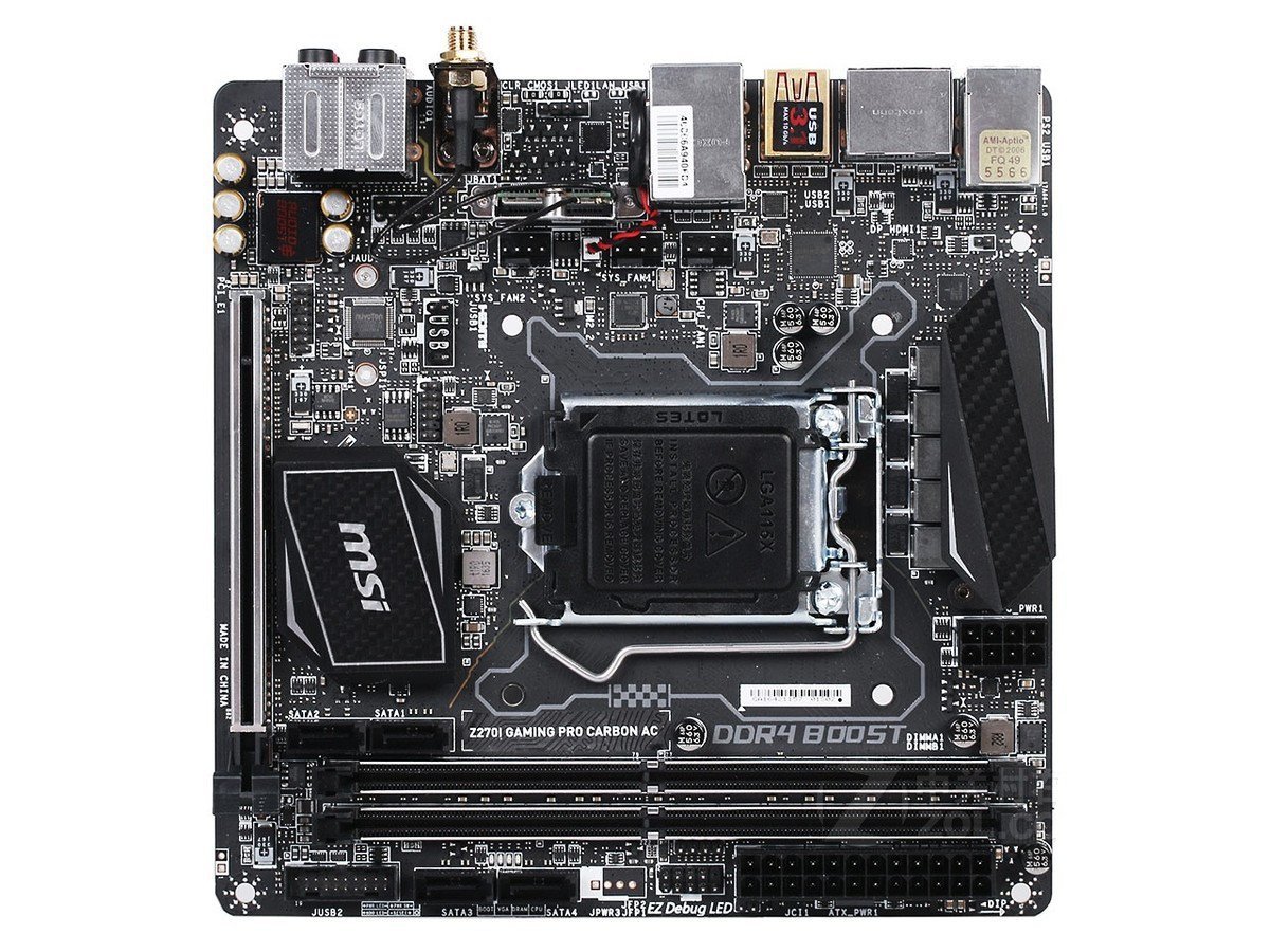 一流の品質 MSI Z270I GAMING PRO CARBON AC マザーボード Intel Z270 LGA 1151 Mini-ITX メモリ最大32G対応 保証あり その他