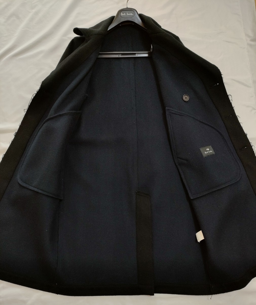 ポールスミス 切りっぱなしデザイン チェスターコート Paul Smith