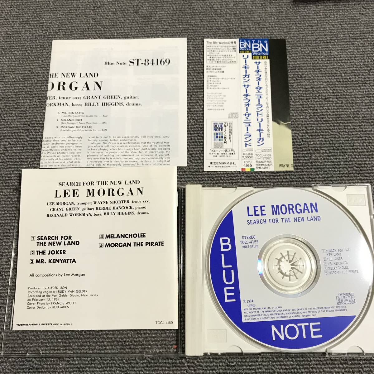 リー・モーガン LEE MORGAN / サーチ・フォー・ザ・ニュー・ランド SEARCH FOR THE NEW LAND■型番:TOCJ-4169■■AZ-3843_画像3