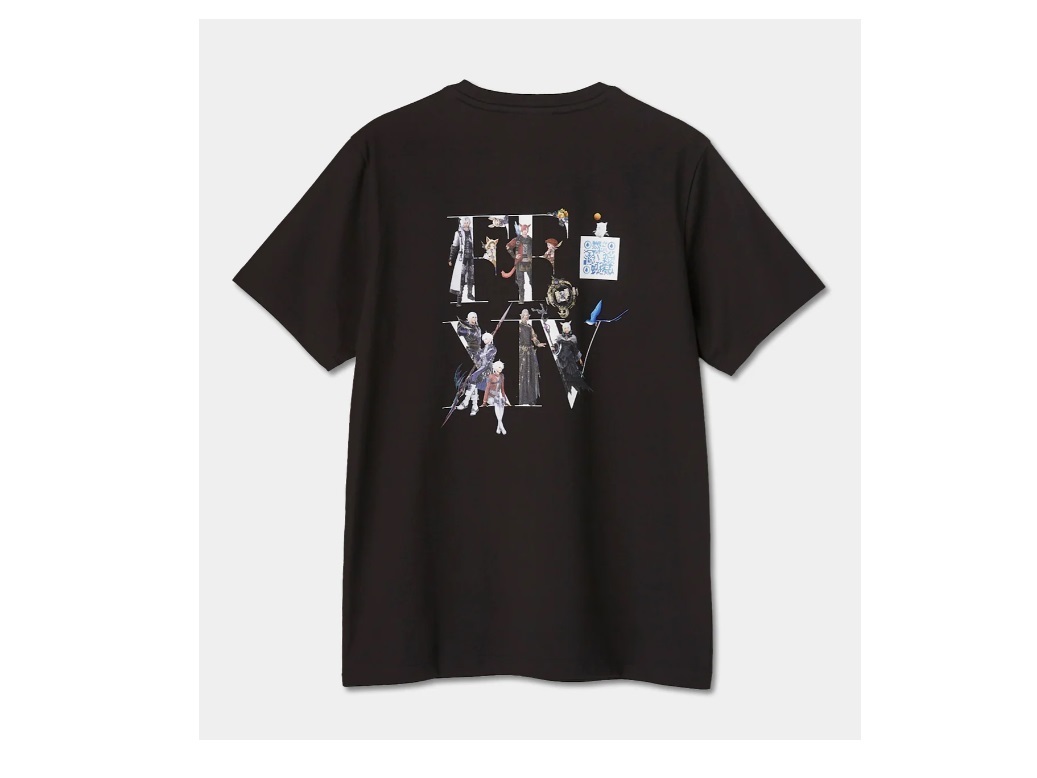 FINAL FANTASY XIV × VOGUE JAPAN　Tシャツ ブラック　Ｌサイズ　日本製　綿100％（オーガニックコットン）FF14　伊勢丹　吉田直樹