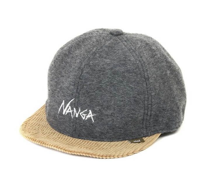 NANGA × Clef CORAL FLEECE B .CAP 新品即決 送料無料 GRAY 国内正規 23AW ナンガ クレ