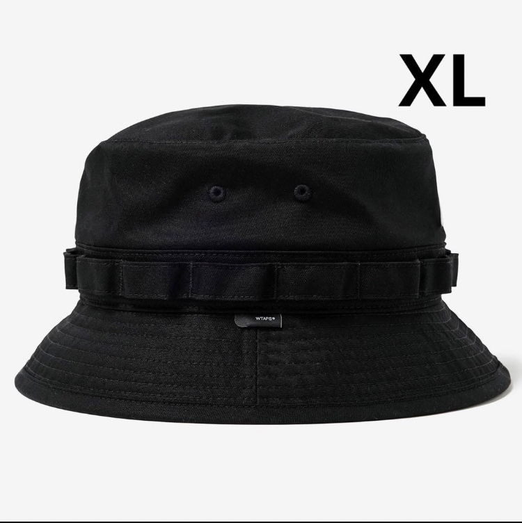 WTAPS JUNGLE 02 / HAT / CTPL. TWILL 新品即決 送料無料 XL BLACK 国内正規 23AW