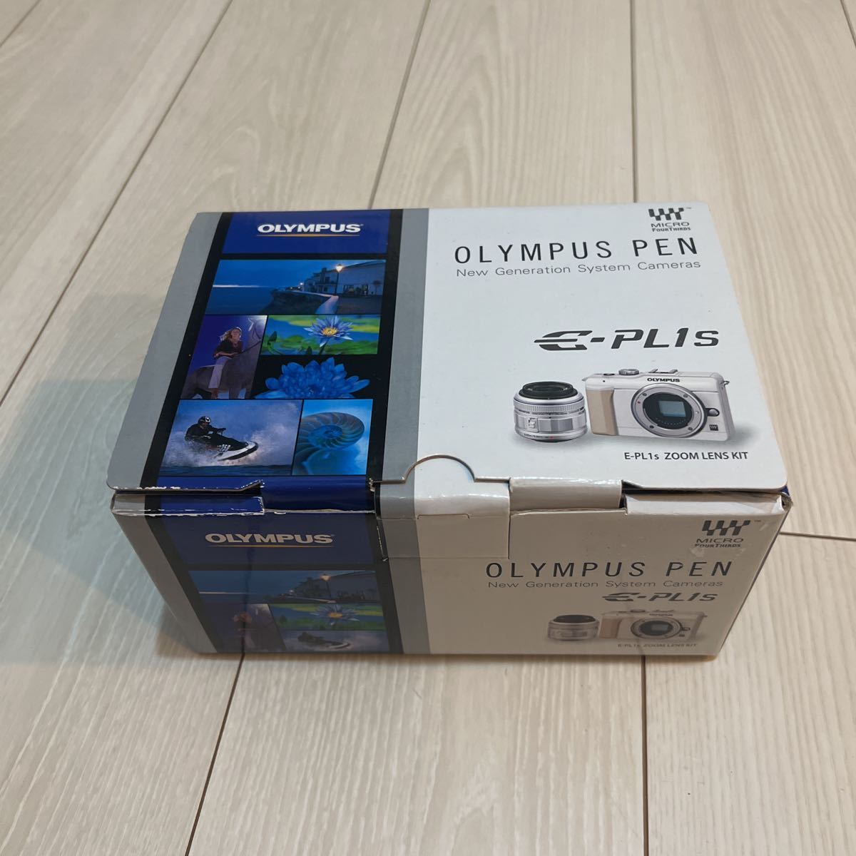オリンパス OLYMPUS E-PL1s レッドボディ 45mm 1.8 シルバー 単焦点