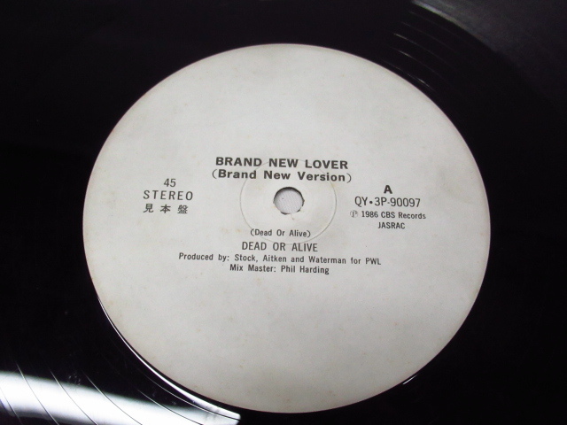 DEAD OR ALIVE / BRAND NEW LOVER / QY-3P-90097 /12Inch / レコード / LP 管理5J1001N-2F_画像2