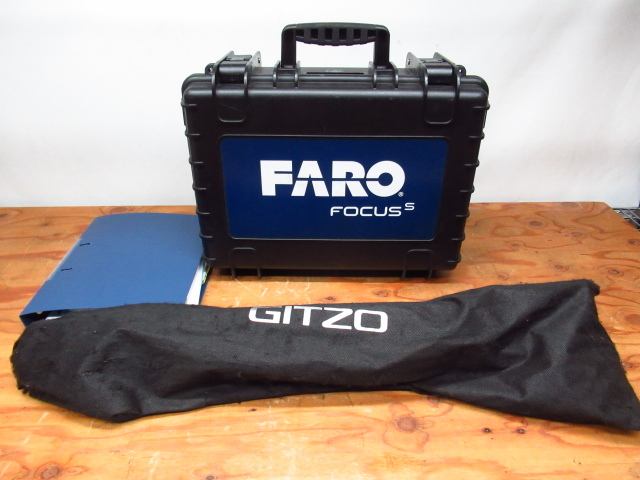 見学・動作チェック可能 FARO ファロー FOCUS S 70 3D レーザースキャナー 専用ケース GITZO カーボン 三脚付き 2個口 管理5J1022E-H5_画像10