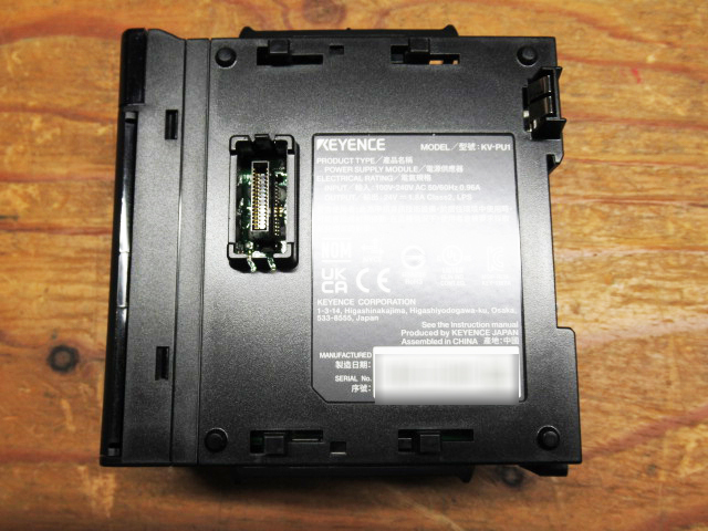 未使用品 キーエンス KEYENCE KV-PU1 エラー出力付 AC電源ユニット 管理5E1028E-A04_画像3