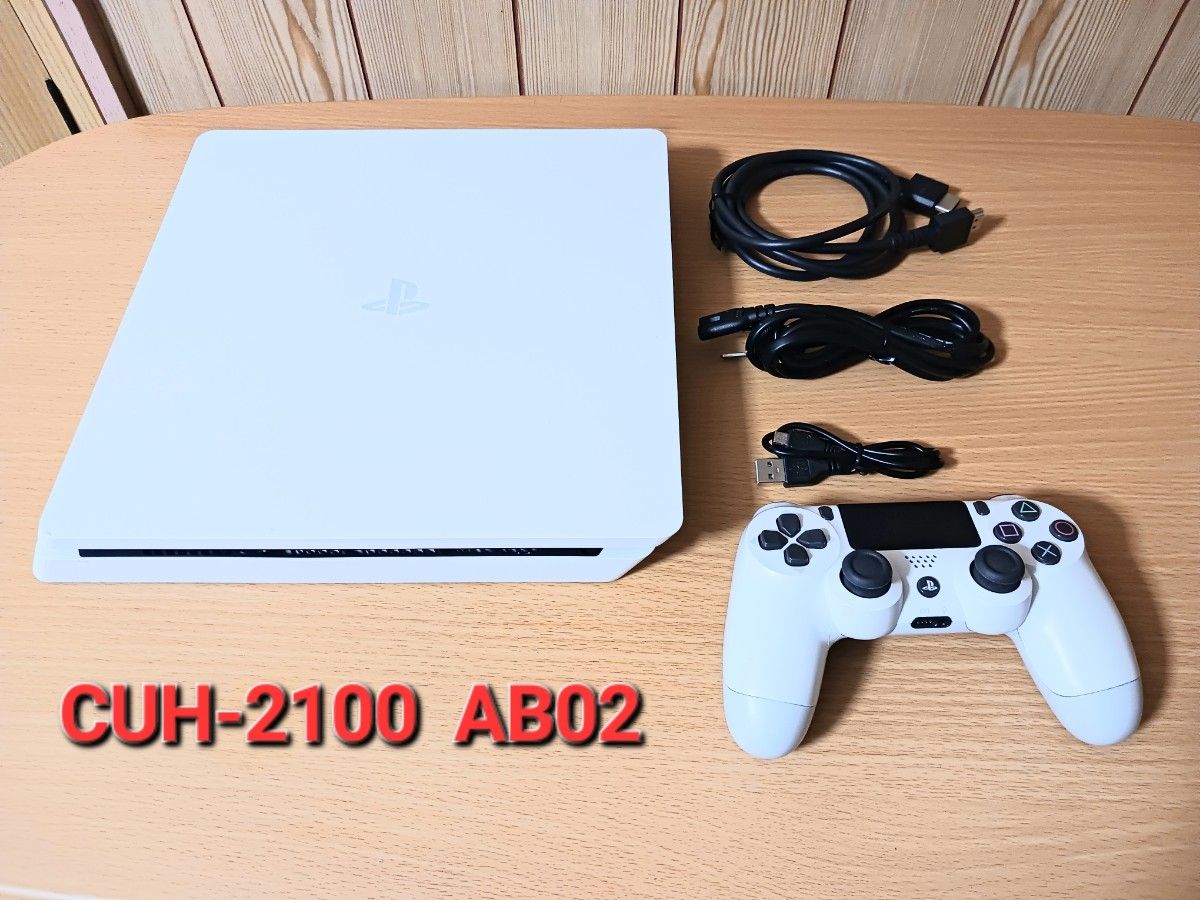 PS4 プレイステーション4 CUH-2100A グレイシャー ホワイト｜PayPayフリマ