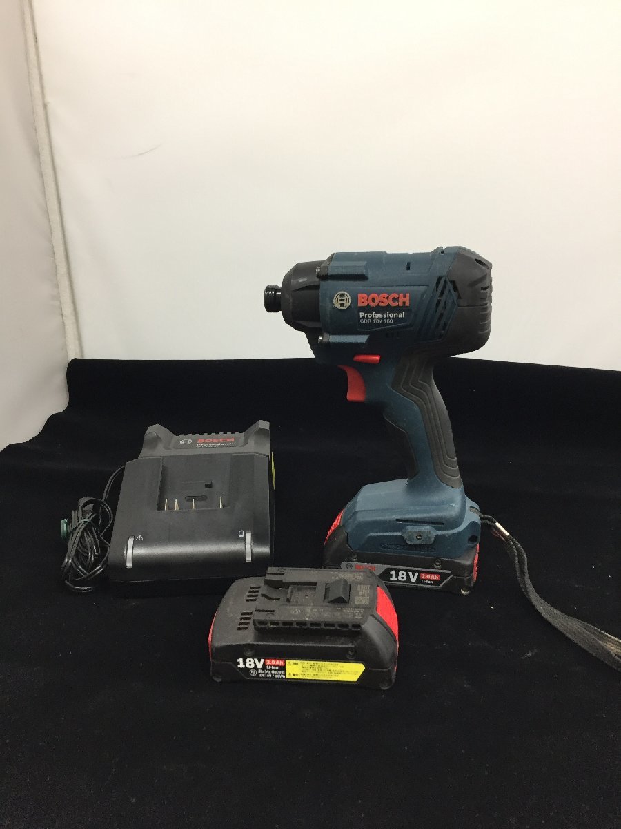 【中古品】BOSCH(ボッシュ) 18Vバッテリー インパクトドライバー GDR18V-160 /ITL49T6DYOBA_画像1