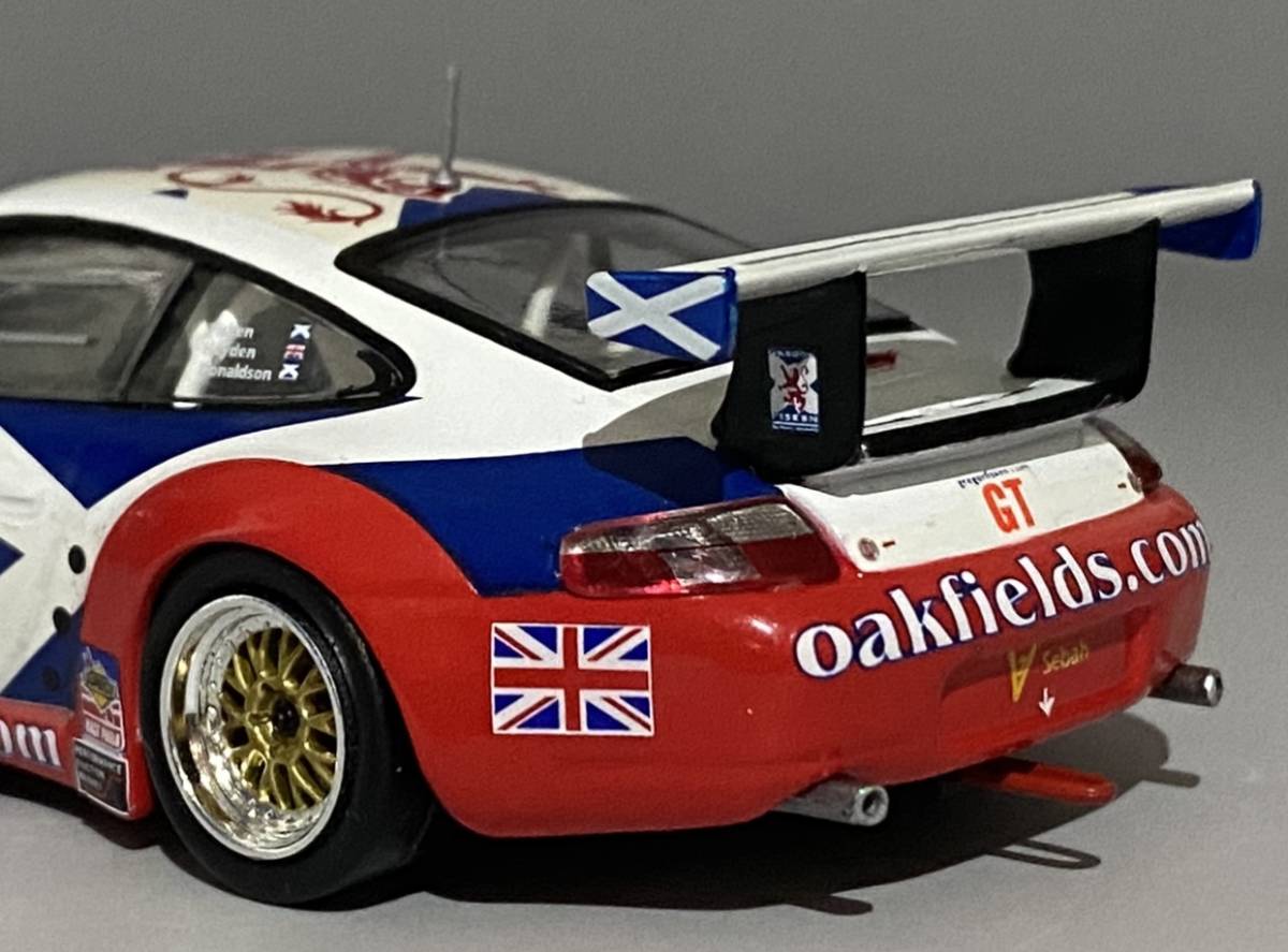 Minichamps 1/43 Porsche 911 GT3RS 12hr Sebring 2003 Fisken/Hayden/Donaldson #61 ◆ P.K.Sport Scotland ◆ ミニチャンプス 400 036961_画像8