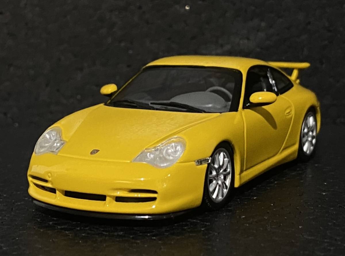 Minichamps 1/43 Porsche 911 GT3 Yellow ◆ Porsche Dealer Limited Edition ◆ ミニチャンプス WAP 020 096 13_画像4