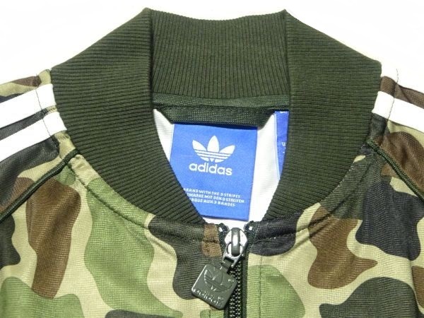 ★新品♪アディダス★カモフラ柄トラックジャケットM/迷彩柄adidas CAMO SST TTメンズジャージトラックトップオリジナルス_画像4