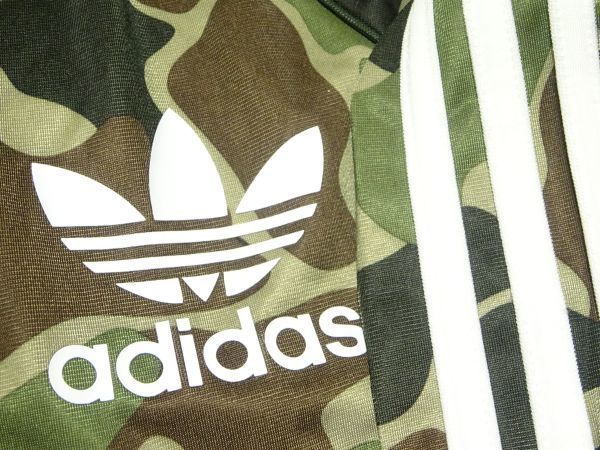 ★新品♪アディダス★カモフラ柄トラックジャケットM/迷彩柄adidas CAMO SST TTメンズジャージトラックトップオリジナルス_画像5