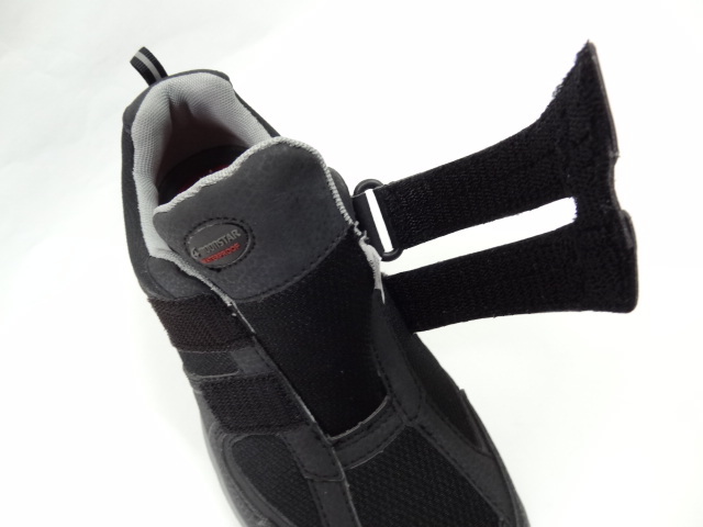 訳あり ムーンスター SPLT M173 ブラック 24.5cm 4E 軽量 メンズ スニーカー マジックテープ ベルクロ 紳士 運動靴 ウォーキングシューズの画像8