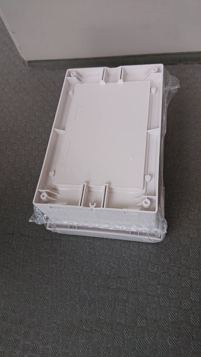 [ Nitto industry made pra box ] P14-23A indoor * outdoors combined use all-purpose resin made box white gray - color * new goods *