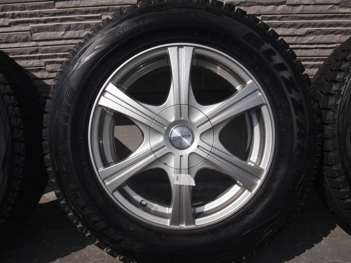 ★☆バリ山 美品 BLIZZAK DM-V1 215/65R16 4本 16X6.5J +53　5穴　PCD 100 114.3 マルチ☆★_画像6