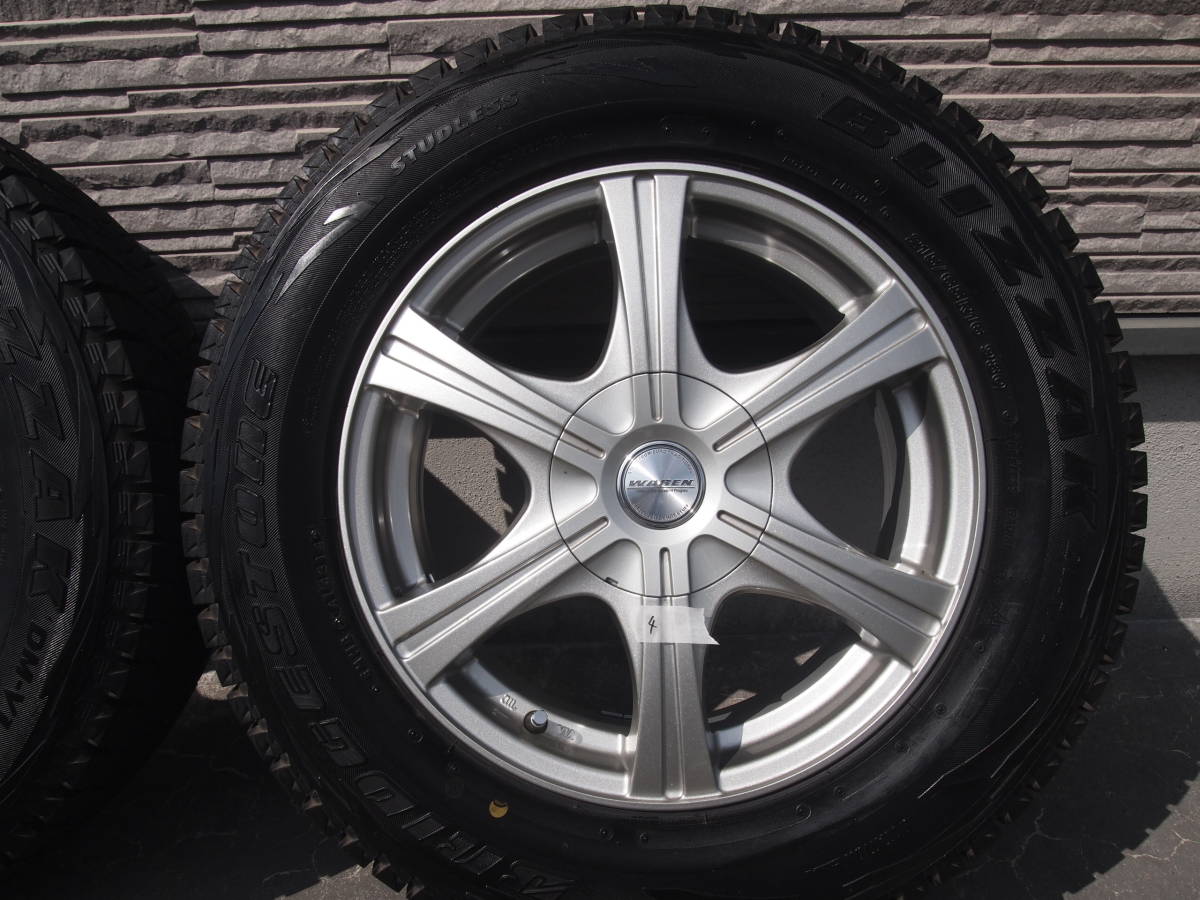 ★☆バリ山 美品 BLIZZAK DM-V1 215/65R16 4本 16X6.5J +53　5穴　PCD 100 114.3 マルチ☆★_画像8