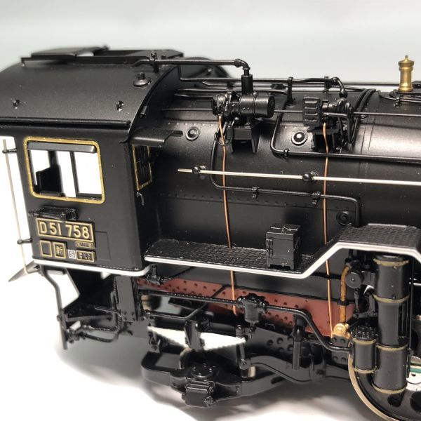 【極美品】 ほぼ未使用　D51 758号機　お召仕様　HOゲージ　鉄道模型　Crownモデル【IK00464】_画像6