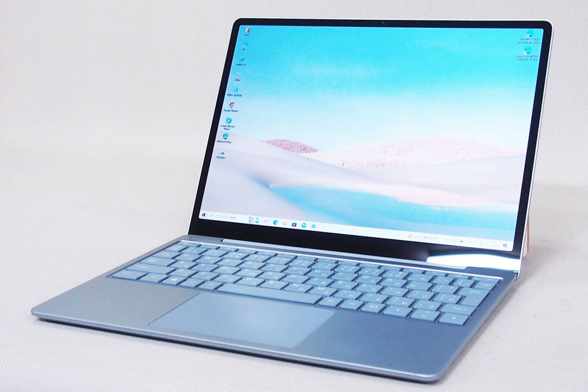 【1円～】10世代CPU搭載 Wi-Fi6対応 Surface Laptop Go i5-1035G1 メモリ8GB SSD128GB PixelSense 指紋認証 Win10リカバリ