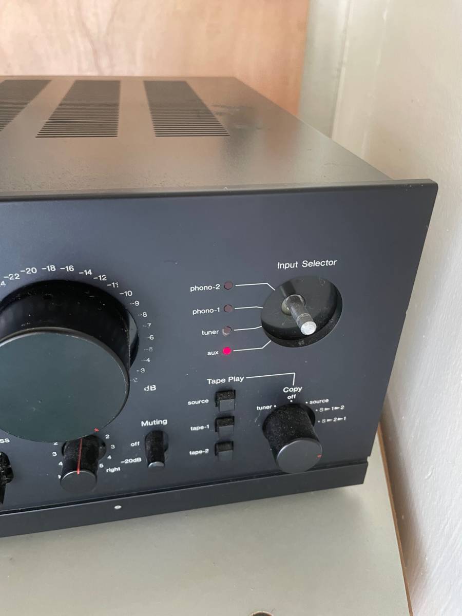 【ジャンク品】sansui　山水　integrated amplifier AU-707　アンプ　_画像3