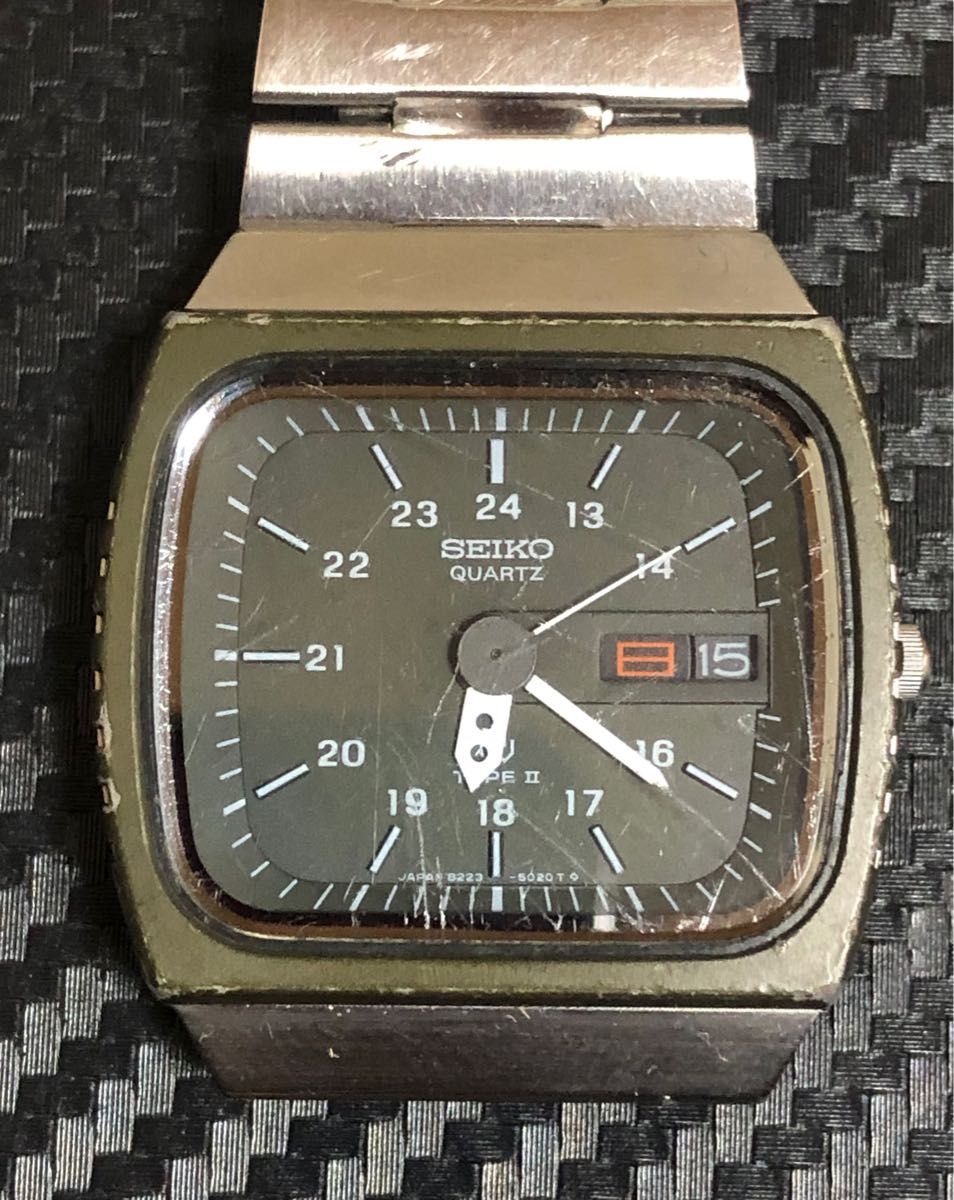 1979年製造 SEIKO セイコー TYPE2 タイプ2 希少モデル メンズ 1979年製造 SEIKO セイコー TYPE2 タイプ2 希少モデル メンズ