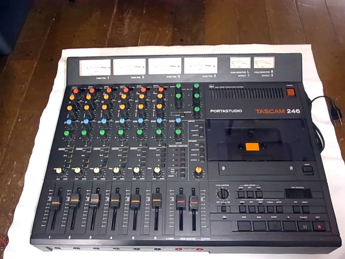 高級モデル！TEAC TASCAM 246 カセット マルチトラックレコーダー ティアック メンテナンス_画像4