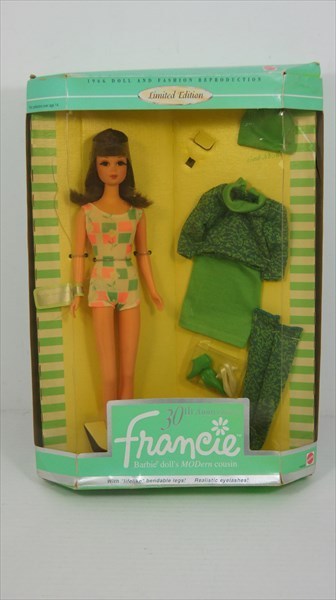 MATTEL フランシー 人形 Francie 30th Anniversary 30周年記念 ドール フィギュア 1996年 箱付き[未開封品]