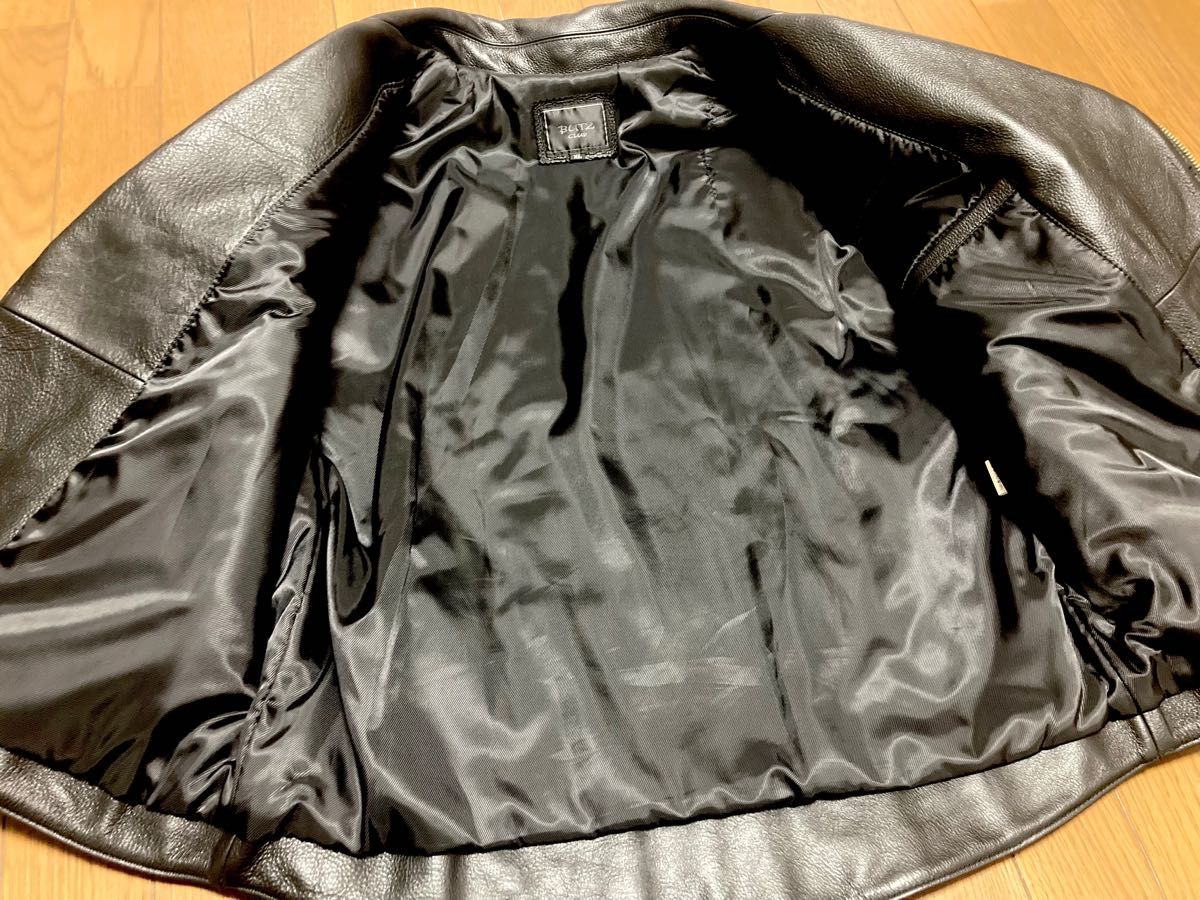 最終値下げ　美品　BUTZCLUB 韓国 ライダースジャケット 革ジャン ジッパー　ブラック　鷲　ワイルド　バイク　ツーリング