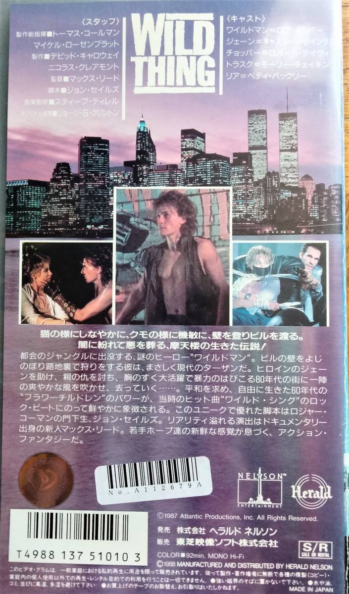 ＶＨＳ【吐きだめのヒーロー】ロブ・ネッパー、キャスリーン・クインラン_画像2