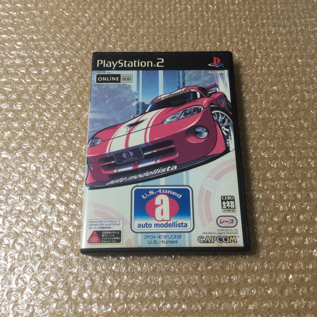 PS2 アウトモデリスタ U.S.-tuned auto modellista カプコン 2人プレイ可能！ 送料180_画像1