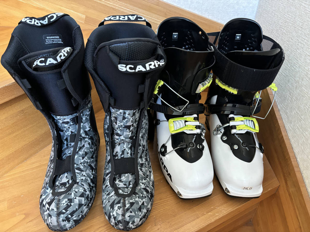 スキーブーツ スカルパ SCARPA MAESTRALE RS Touring Boots MONDO260 UK7 297mmの画像6