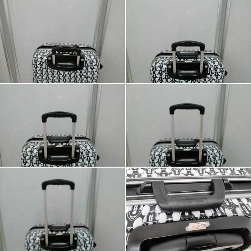 ART WELD Disney Mickey Mouse Carry case suitcase MICKEY MOUSE travel trunk Mickey total pattern key 