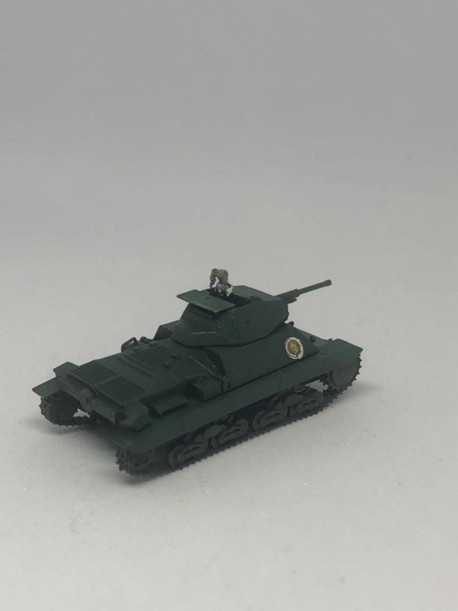 1/144レジンキット　未塗装 WWⅡ イタリア&ドイツ軍　P40 重戦車　フィギュアオマケ付き　ワールドタンクミュージアム【同梱可】230603_画像6