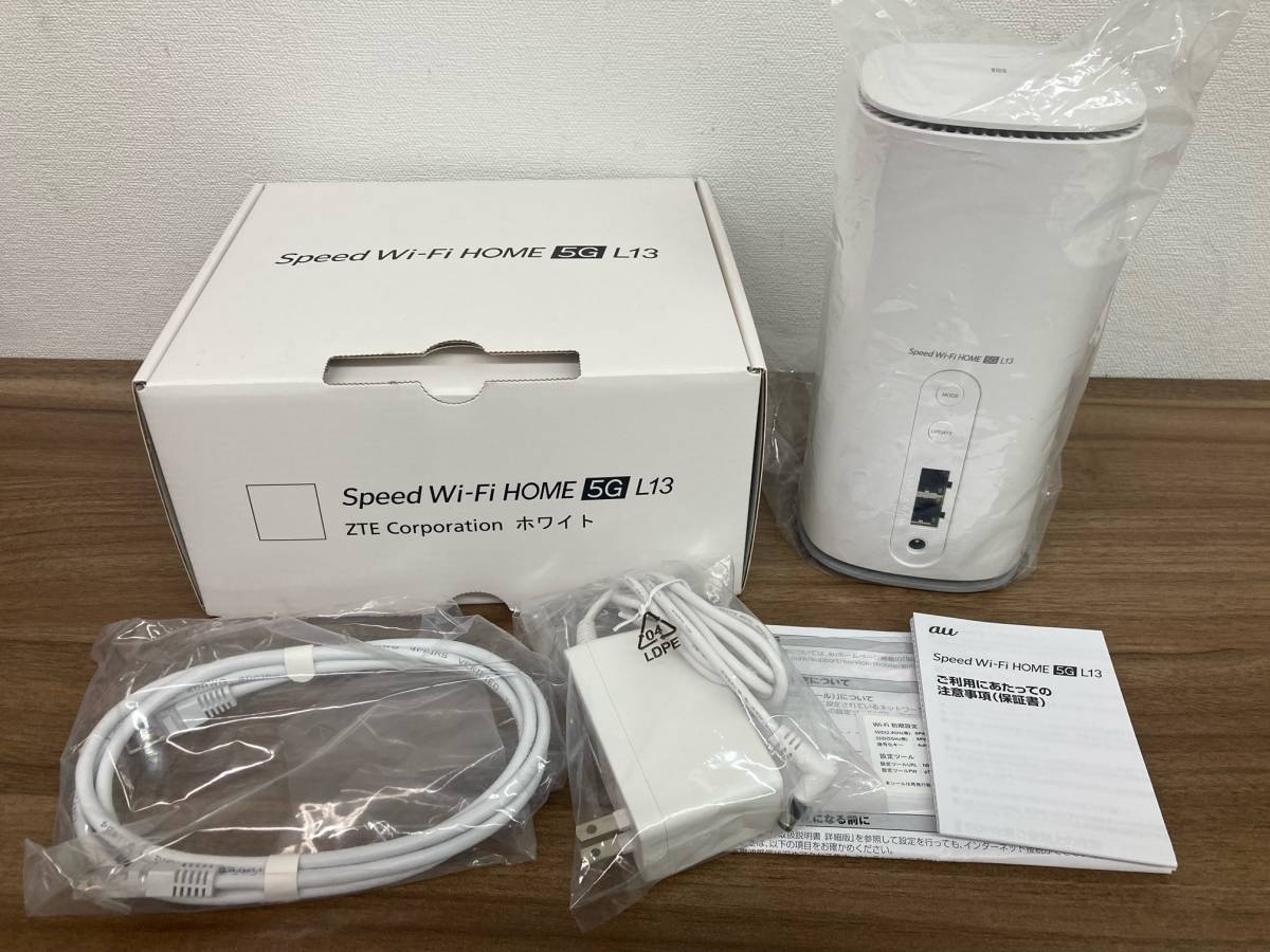 6174]KDDI Speed Wi-Fi HOME 5G L13 ZTR02 Home router 2023 year made