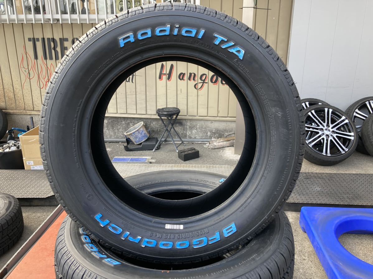 在庫1台分だけの大特価！◆BFグッドリッチ ラジアル T/A 195/60R15◆BF Goodrich Radial T/A◆2023年製造品 新品タイヤ4本セット！の画像2