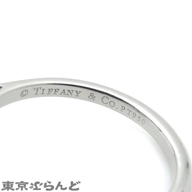 101693461 ティファニー TIFFANY&Co. フラワー ダイヤモンド リング Pt950 8号相当 プラチナ リング・指輪 レディース 仕上済_画像3