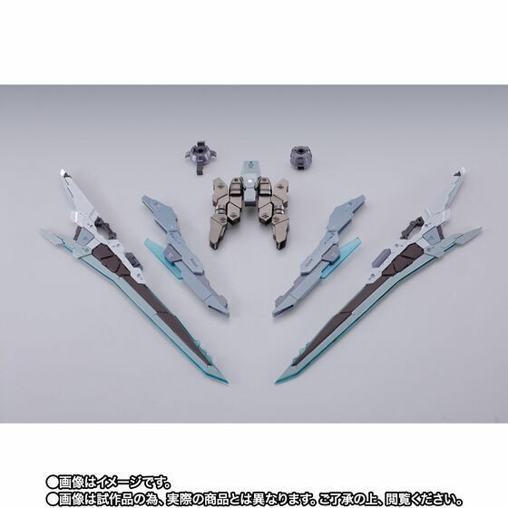 新品未開封伝票貼り跡なし　METAL BUILD ガンダムアストレアII×1　プロトザンユニット×1　プレミアムバンダイ メタルビルド ガンダム00_画像5