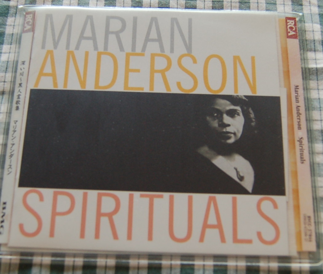 ゴスペル【送料無料】Marian Anderson マリアン・アンダーソン【Spirituals 深い川～黒人霊歌集】中古美品_画像1