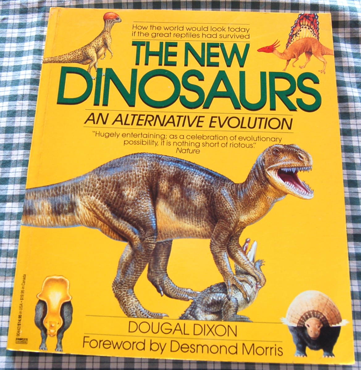 【送料無料】1989バランタイン版ペーパーバック初版 【The New Dinosaur: An Alternative Evolution】恐竜が絶滅しなかったら 中古美品