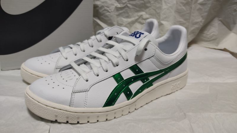 未使用品　ASICS　GEL-PTG　9.5　27.5cm　アシックス　ゲル　白　緑_画像6