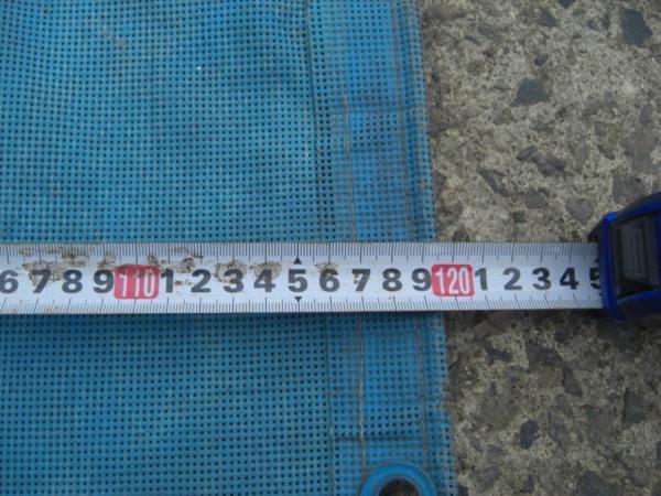 C2A[ stone 2907277(17) have ] liquidation mesh sheet scaffold net blue thick 1200×5100 net eyes 2×2m/m somewhat hole * ho korobi equipped 
