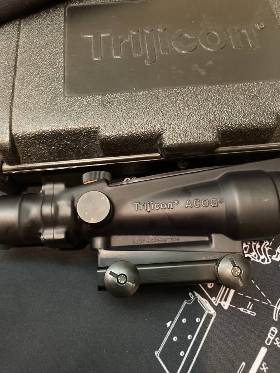 ari個人コレクション委託★Trijicon トリジコン ACOG 3.5x35 ライフルスコープ TA11【レトロ実品】_画像3