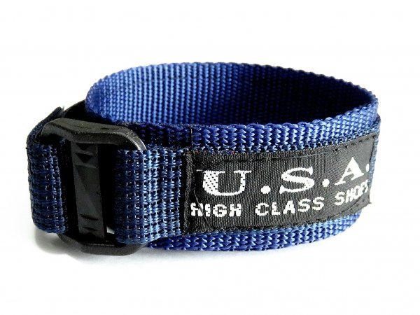  military * Army * slim bangle type * touch fasteners removal and re-installation * nylon strap * clock belt * navy * navy blue 18mm(PB)