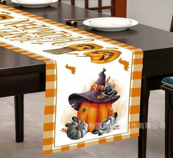 ハロウィン テーブルクロス パーティー グッズ かぼちゃ テーブルコーディネート HALLOWEEN