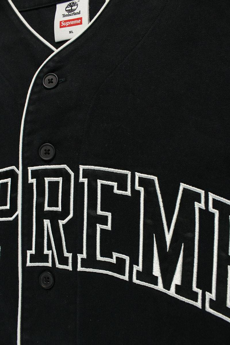 シュプリーム SUPREME ティンバーランド 23SS Timberland Baseball Jersey サイズ:XL ベースボールジャージ半袖シャツ 中古 BS99_画像4