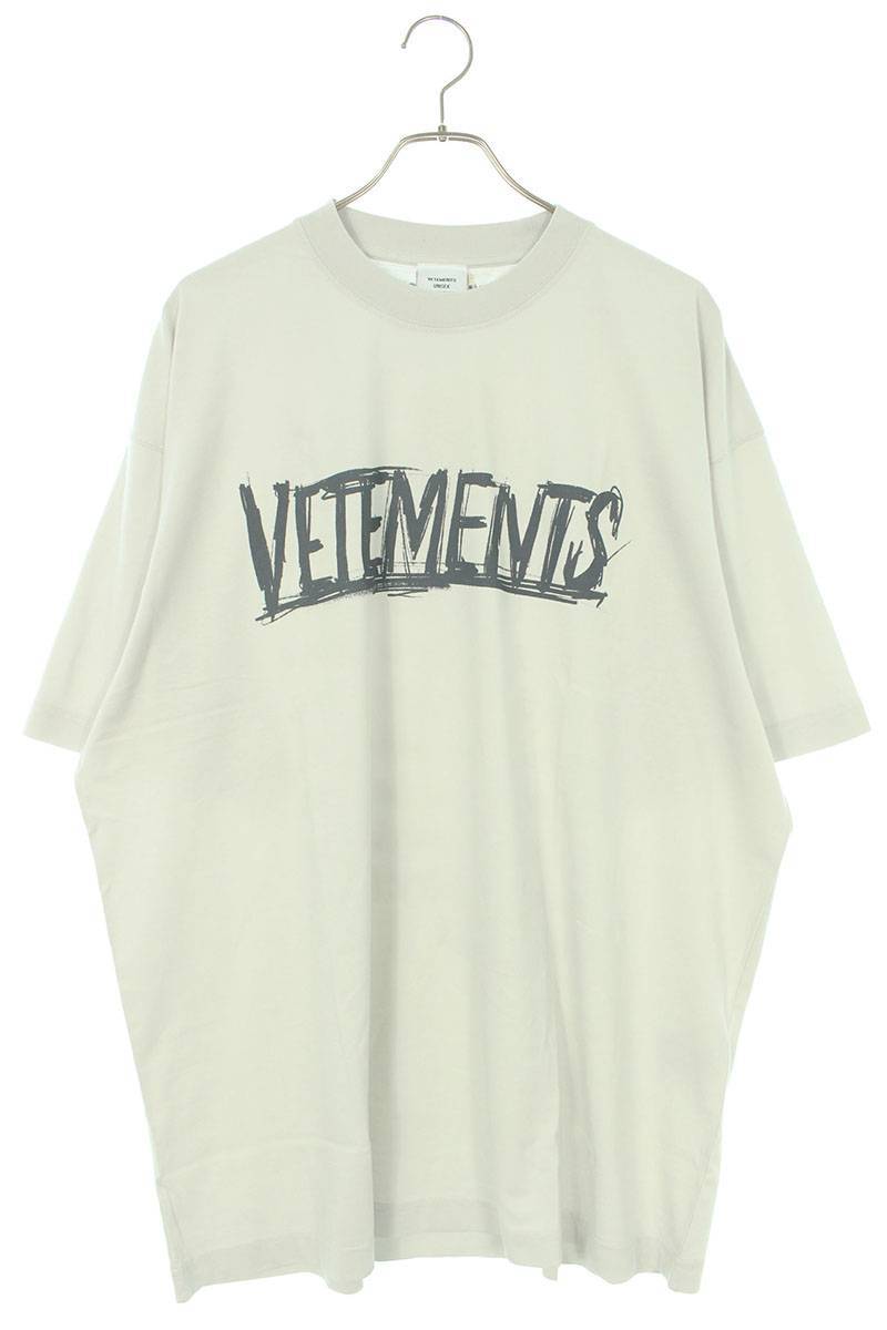 ヴェトモン VETEMENTS 23AW UE54TR430W サイズ XS ワールドツアーロゴプリントTシャツ  SB01