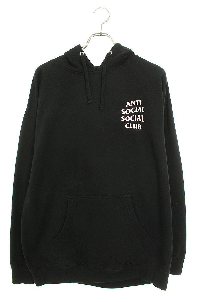 アンチソーシャルソーシャルクラブ ANTI SOCIAL SOCIAL CLUB サイズ:XL ロゴプリントプルオーバーパーカー 中古 BS99