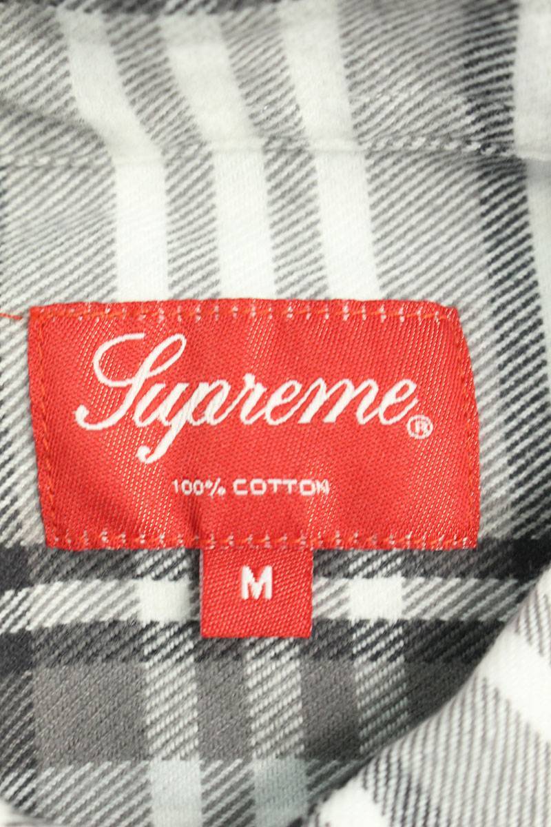 シュプリーム SUPREME 16SS BOX PLAID FLANNEL SHIRT サイズ:M